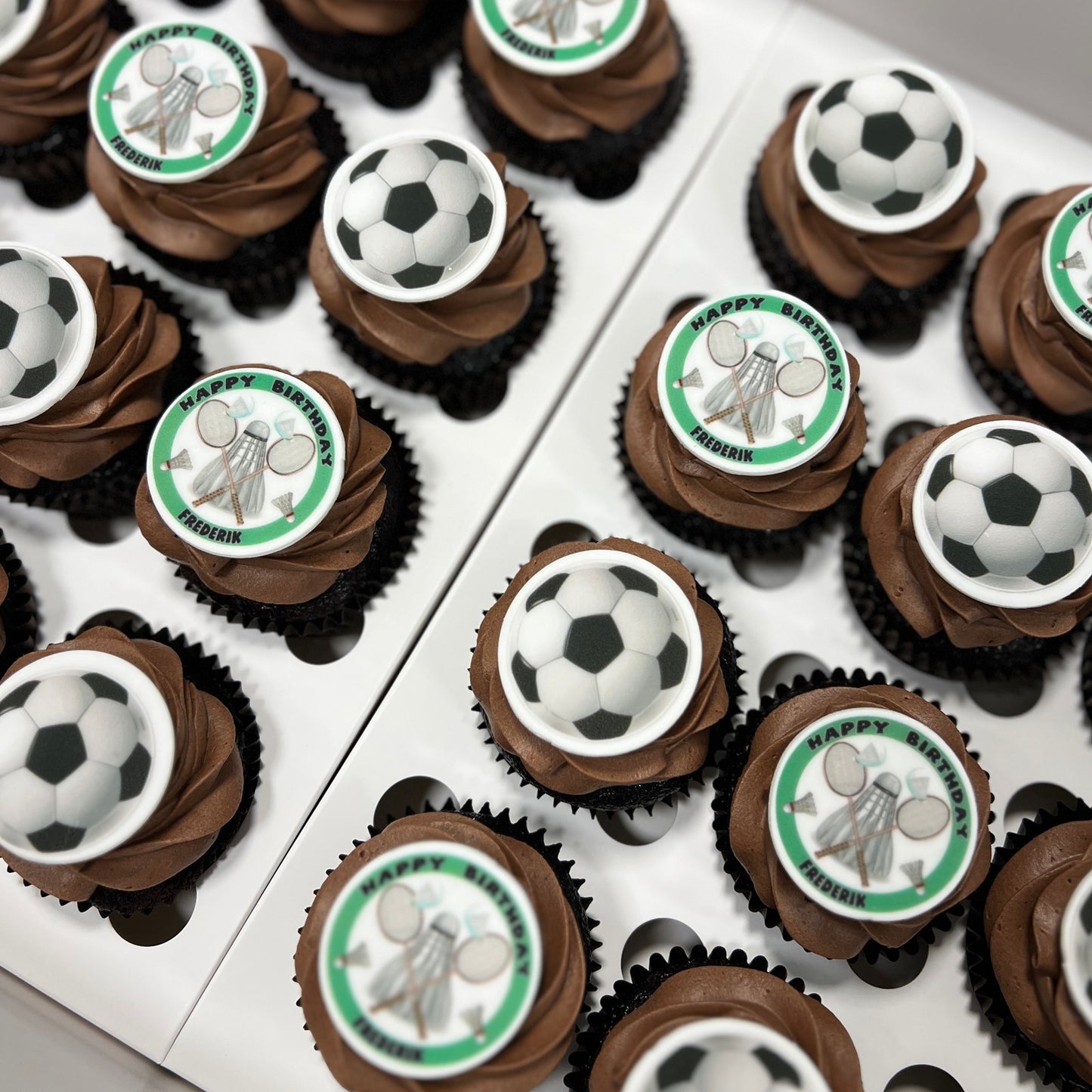 Cupcakes 48 stk. med Firma Logo til dit event