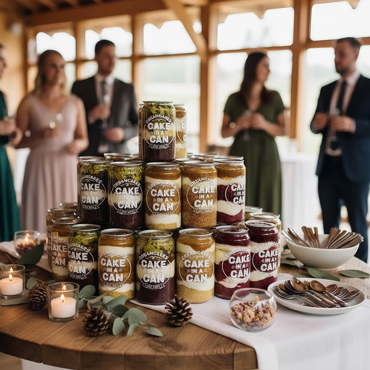Cake In A Can 30 stk. med Logo til dit event