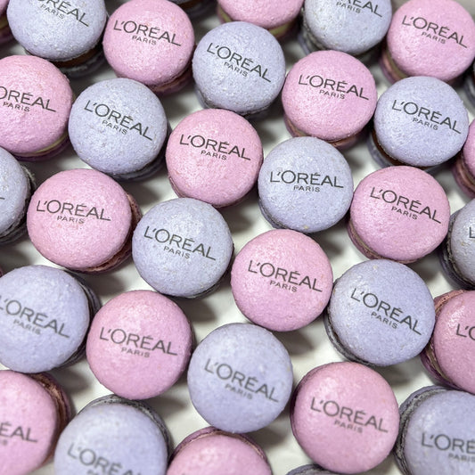 Macarons med firma logo på til dit event 50 stk.