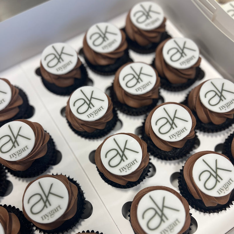 Cupcakes 48 stk. med Firma Logo til dit event