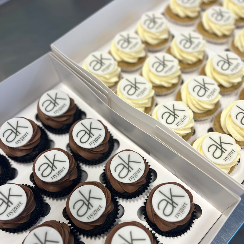 Cupcakes 48 stk. med Firma Logo til dit event