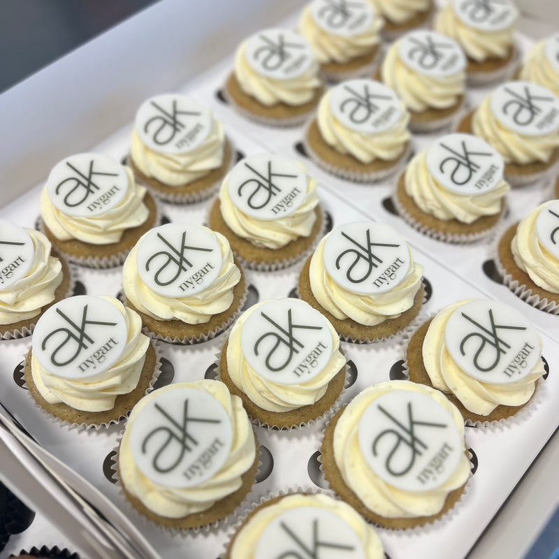 Cupcakes 48 stk. med Firma Logo til dit event