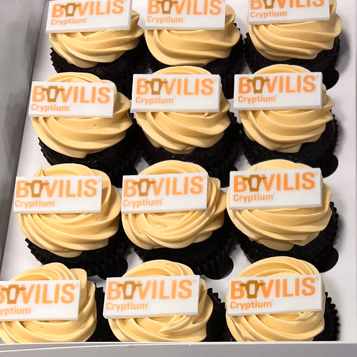 Cupcakes 48 stk. med Firma Logo til dit event