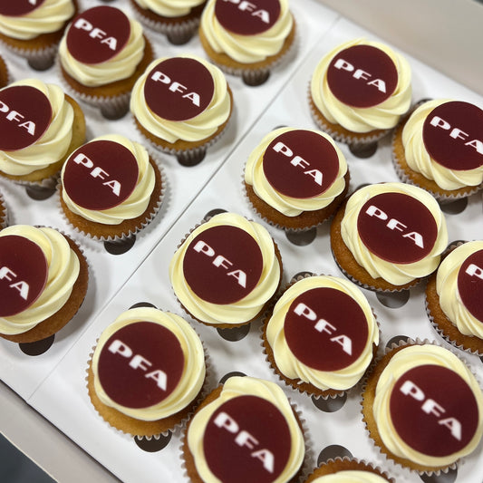 Cupcakes med Firma Logo til dit event 48 stk.